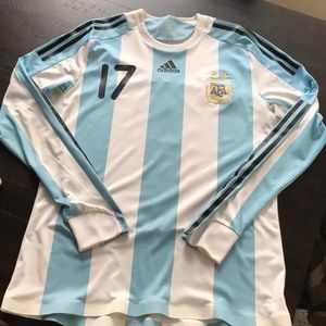 Adidas Argentina 2007 Player Authentic Jersey